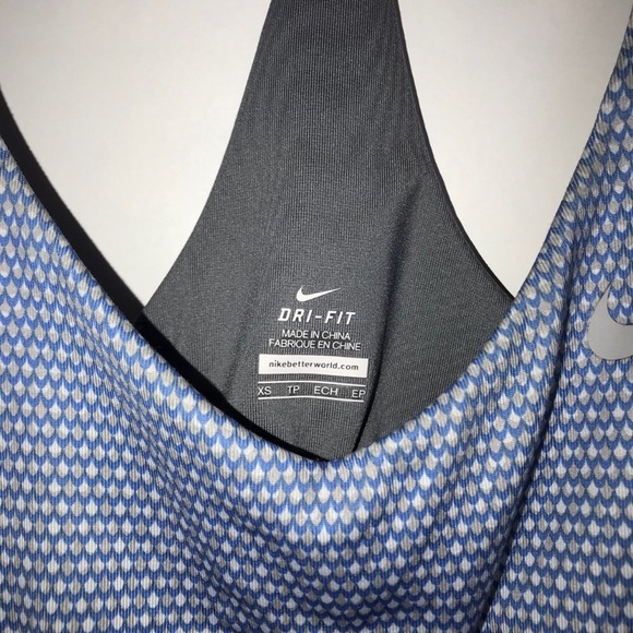 Blue Nike workout tank top - Picture 2 of 4